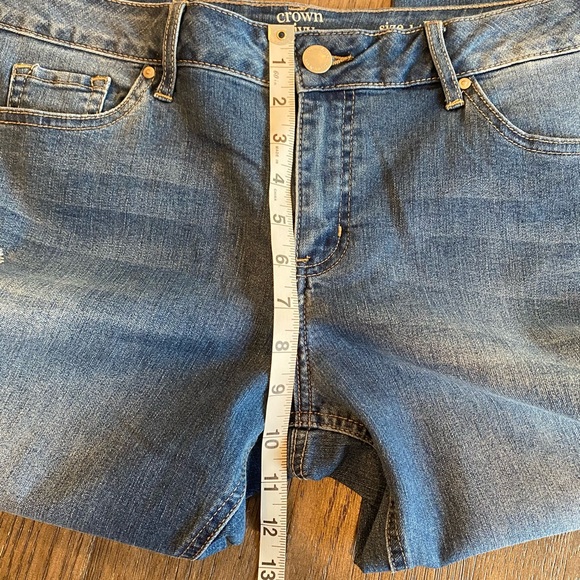 Crown & Ivy Skinny Jeans w/ Zipper & Bow on Ankle - Picture 11 of 12